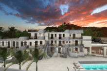 Leonidas Hotel 4 star hotel in Georgioupoli Crete exterior view with pool